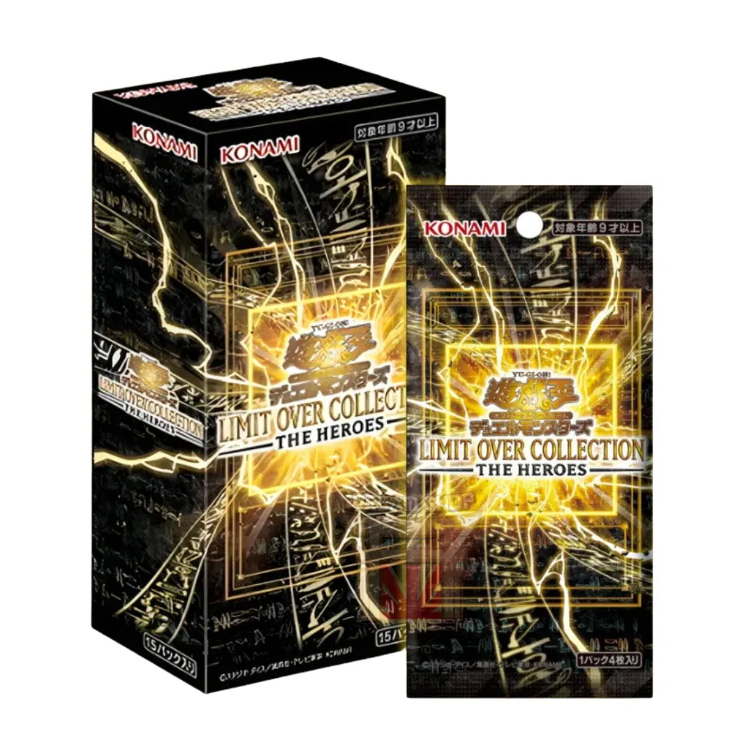 希少⭐︎遊戯王　LIMIT OVER COLLECTION THE HEROES Yugioh Limit over collection the heroes Display Box 15 Buste Jap