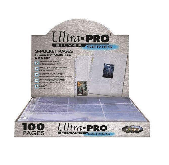 Ultra Pro - Confezione 100 Fogli A 9 Tasche Silver – Tcg - Foto 8
