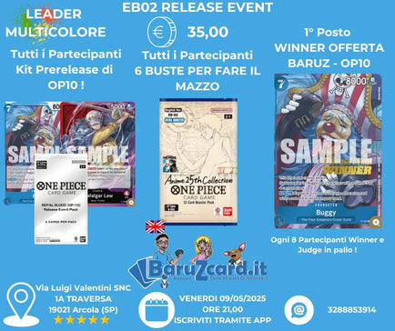 ONE PIECE CARD GAME - EB02 RELEASE EVENT!