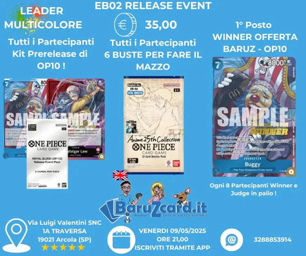 ONE PIECE CARD GAME - EB02 RELEASE EVENT!