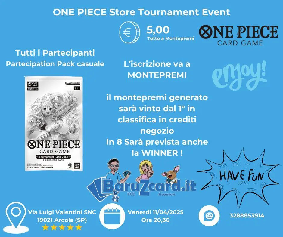 One Piece Torna a giocare a La Spezia dal Baruz