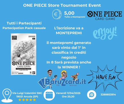 One Piece Torna a giocare a La Spezia dal Baruz
