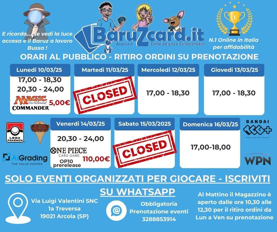 Settimana dal 10/03/2025 al 16/03/2025