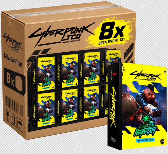 Cyberpunk TCG Welcome to Night City Sealed Case 8x Beta Prerelease – ENG