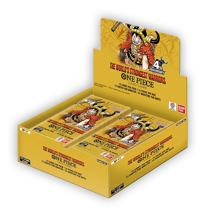 One Piece Card Game OP17 The World's Strongest Warriors Booster Box 24 Buste – ENG