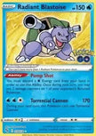 Blastoise Lucente PGO 018 Pokemon GO ENG