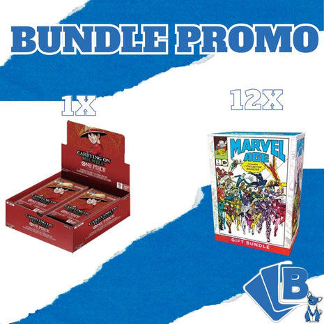 Bundle One Piece OP13 Display + 12x Magic Marvel Super Heroes Gift Bundle ENG