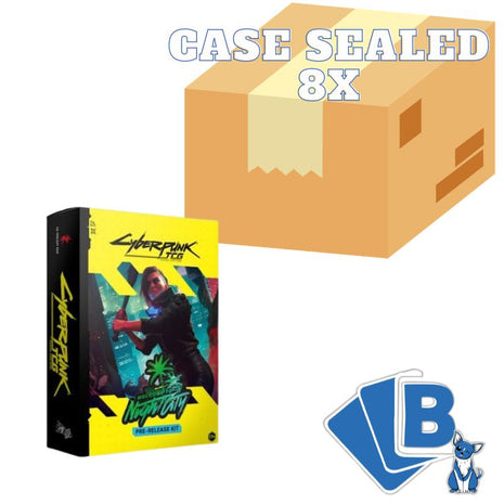 Cyberpunk TCG Welcome to Night City Sealed Case 8x Retail Prerelease Kit – ENG