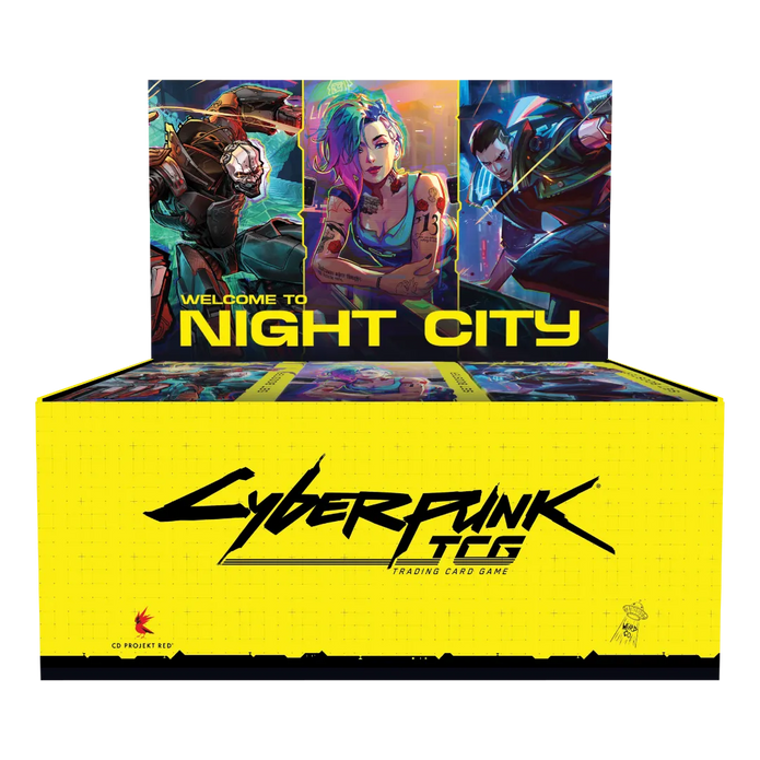 Cyberpunk Tcg Welcome to night city Display Box 24 Buste Retail ENG Cyberpunk Tcg
