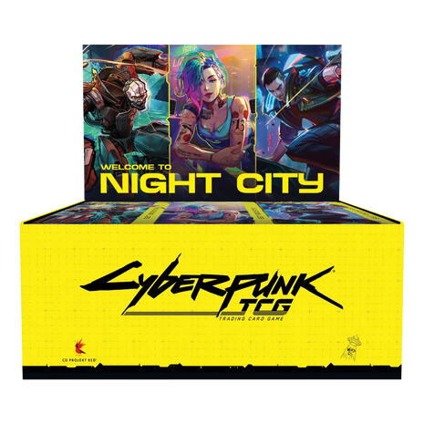 Cyberpunk Tcg Welcome to night city Display Box 24 Buste Retail ENG Cyberpunk Tcg