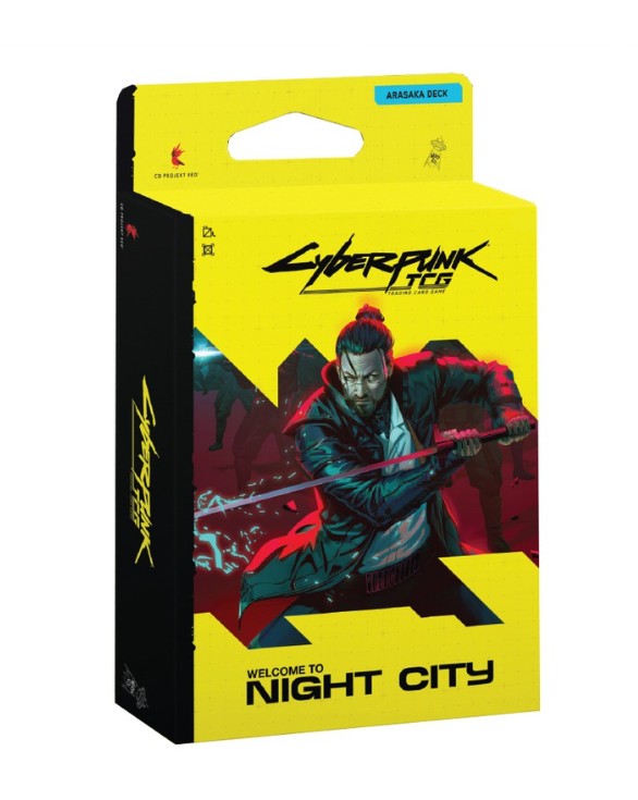 Cyberpunk Tcg Welcome to night city Retailer Starter Deck Embracing Power ENG Cyberpunk Tcg