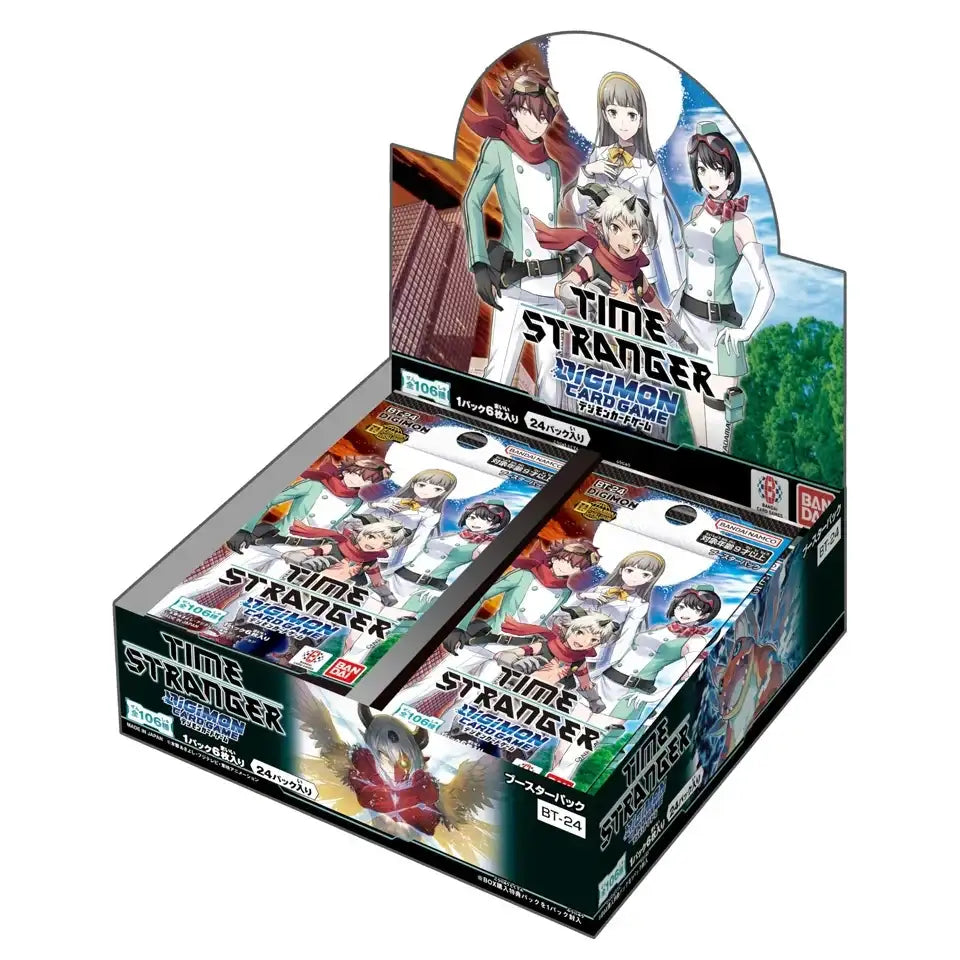 Digimon Card Game Sealed Case 12x BT24 Time Stranger Box Display ENG