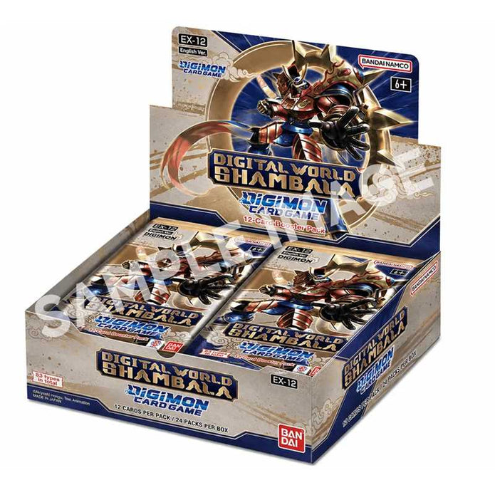 Digimon Card Game EX12 Digital World Shambala Display Box 24 Bustine ENG