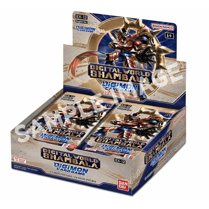 Digimon Card Game EX12 Digital World Shambala Display Box 24 Bustine ENG