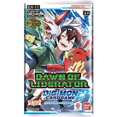 Digimon Card Game Sealed Case EX11 Extra Booster Dawn of Liberator 12x Box ENG