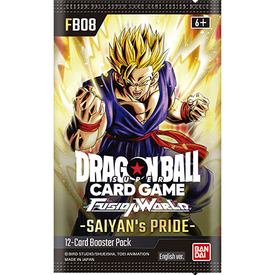 Dragon Ball Fusion World Bundle FB08 Sayan's Pride + Manga Booster SB02 ENG