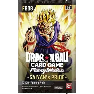 Dragon Ball Fusion World Bundle FB08 Sayan's Pride + Manga Booster SB02 ENG