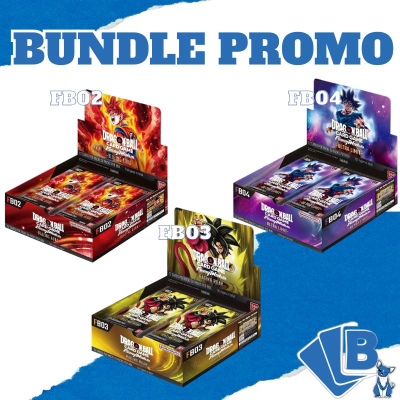 Dragon Ball Fusion World Bundle FB02 + FB03 + FB04 + Promo Pack ENG Bandai