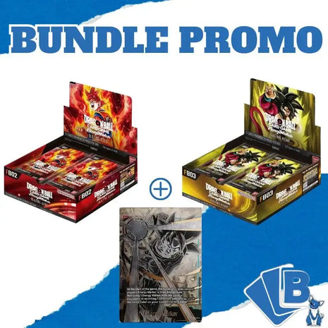 Dragon Ball Fusion World Bundle FB02 + FB03 + Goku Marker Card Case ENG