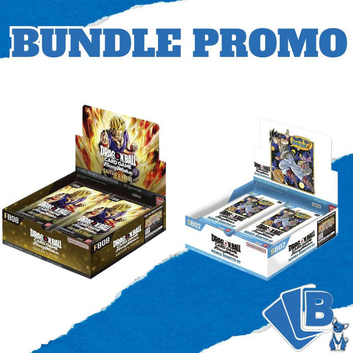 Dragon Ball Fusion World Bundle FB08 Sayan's Pride + Manga Booster SB02 ENG
