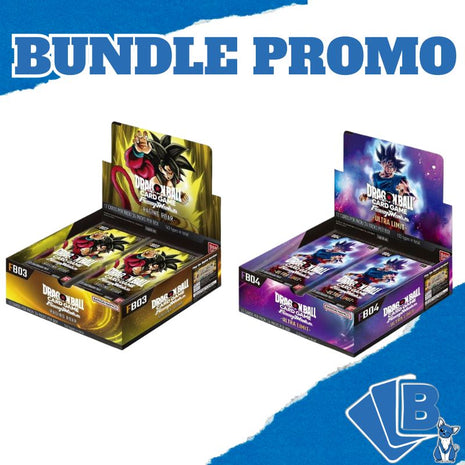 Dragon Ball Fusion World FB03 + FB04 Bundle Box Display ENG