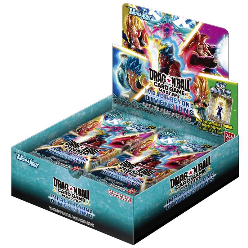 Dragon Ball Super Card Game Masters B31 Impact Beyond Dimensions Booster Box ENG