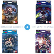 Gundam Card Game Starter Deck Bundle ST11 ST12 ST13 ST14 – 4 Mazzi ENG