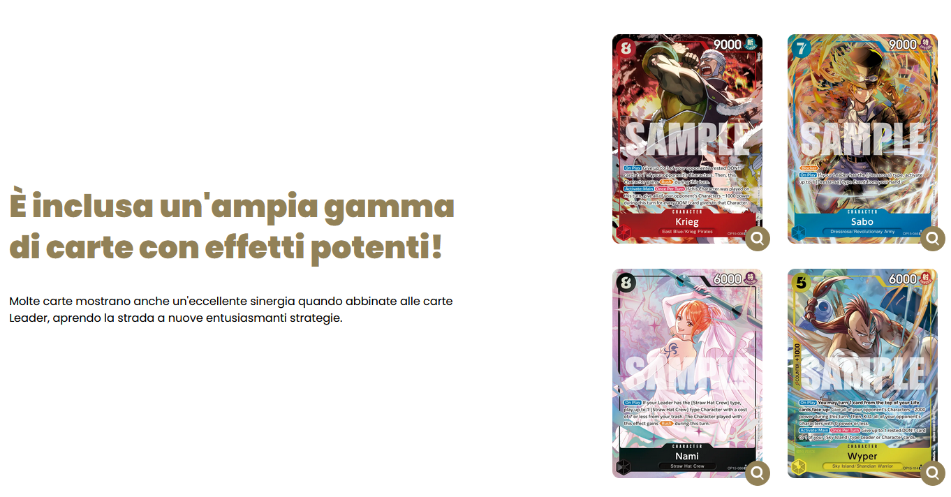 One Piece OP15 EB04 Booster Box Display 24 Buste ENG Bandai