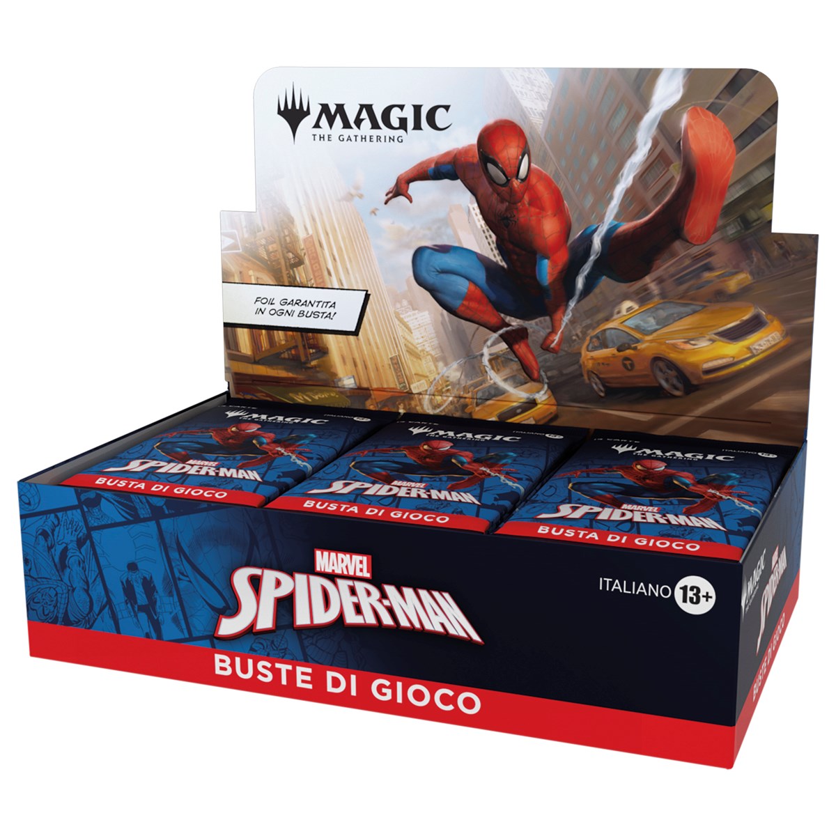 Magic Marvel's Spiderman Box Di Buste di Gioco (30 Buste) - ITA