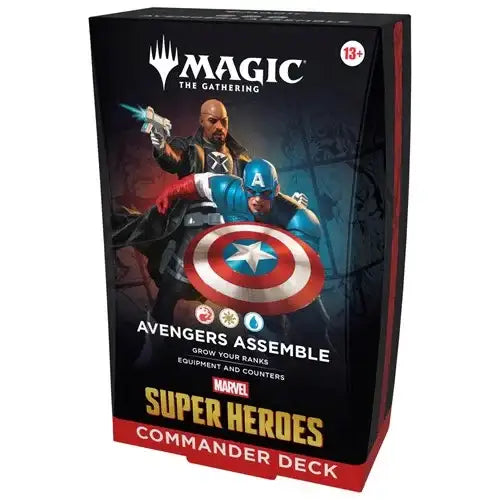 Magic Marvel Super Heroes Commander Decks Display (4 mazzi) - ENG