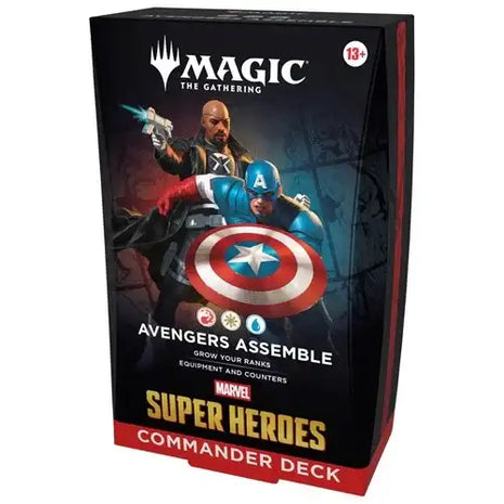 Magic Marvel Super Heroes Commander Decks Display (4 mazzi) - ENG