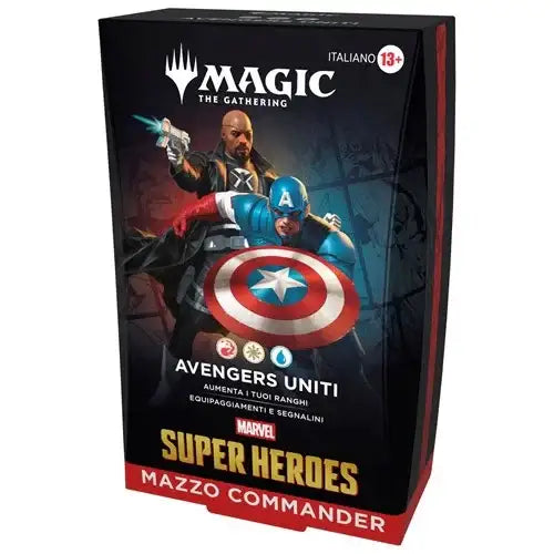 Magic Marvel Super Heroes Commander Decks Display (4 mazzi) - ITA