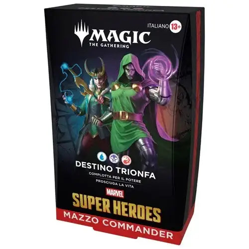 Magic Marvel Super Heroes Commander Decks Display (4 mazzi) - ITA