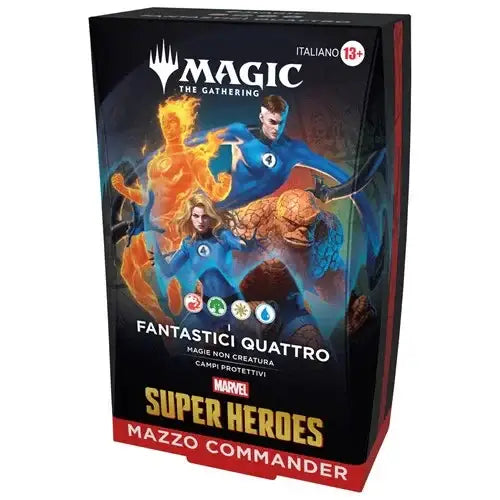 Magic Marvel Super Heroes Commander Decks Display (4 mazzi) - ITA