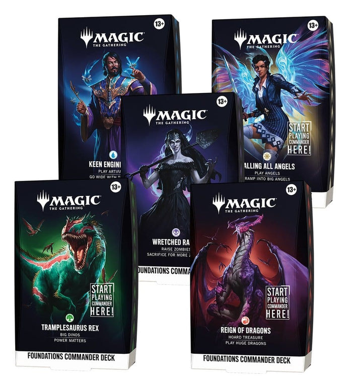 Magic The Gathering Foundations Commander Deck Display 5 Mazzi – ENG