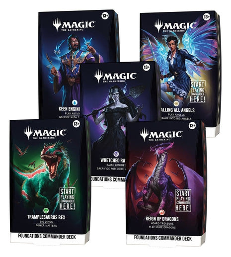 Magic The Gathering Foundations Commander Deck Display 5 Mazzi – ENG