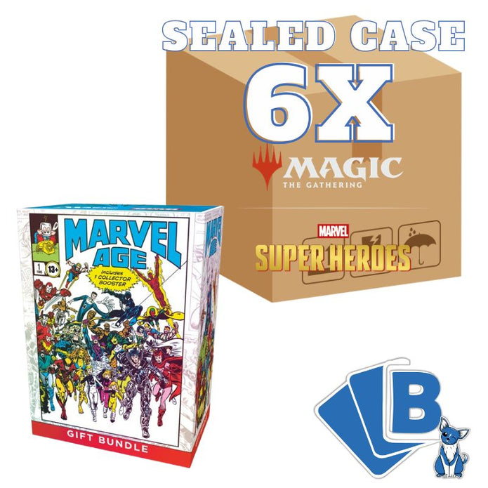 Magic Marvel Super Heroes Sealed Case 6x Gift and Special Bundle - ENG