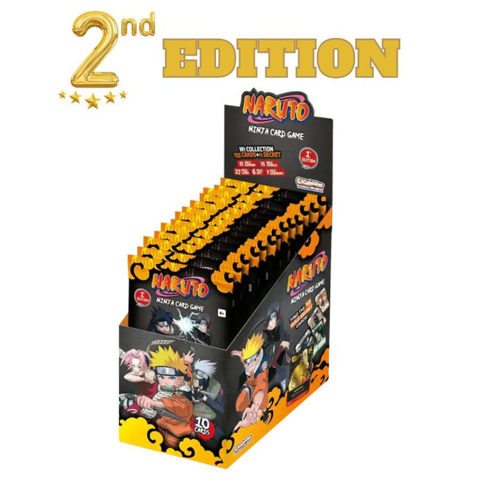 Naruto Mythos Konoha Shido 2nd Edition Booster Box 24 Bustine ENG