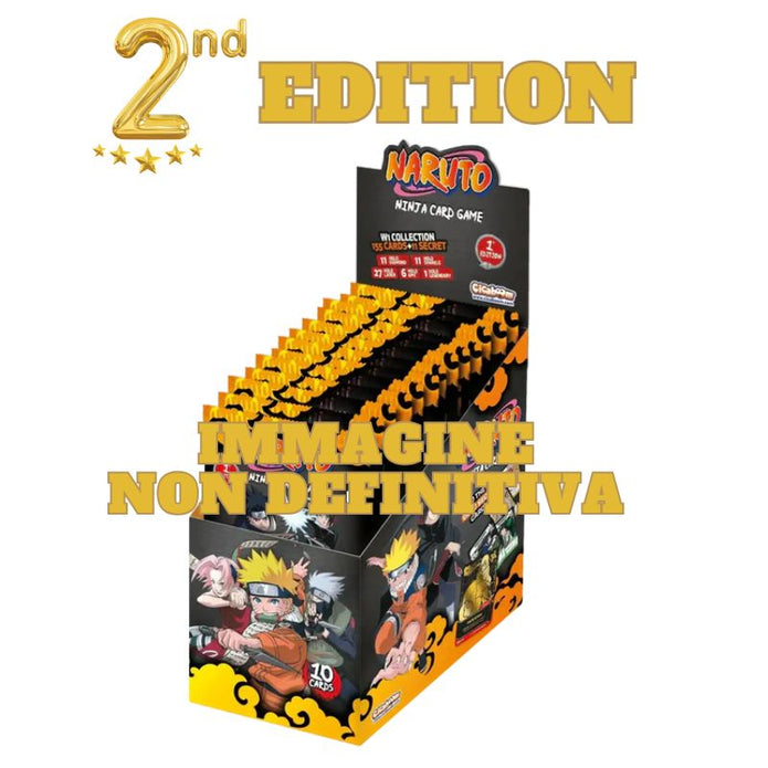 Naruto Mythos Konoha Shido 2nd Edition Booster Box 24 Bustine ENG