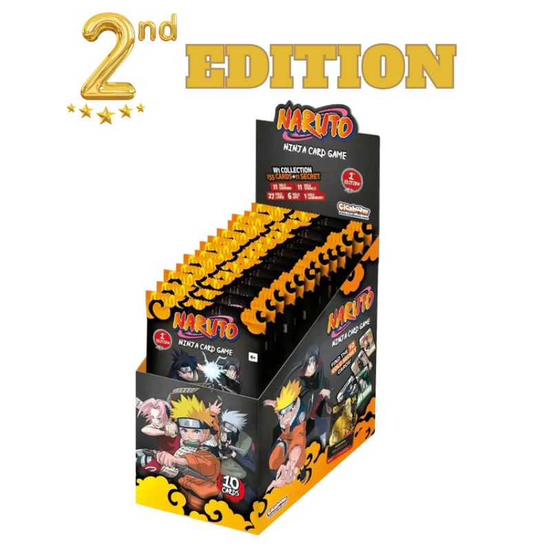 Naruto Mythos Konoha Shido 2nd Edition Sealed Case 12x Booster Box 24 Bustine ENG