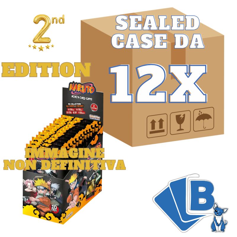 Naruto Mythos Konoha Shido 2nd Edition Sealed Case 12x Booster Box 24 Bustine ENG