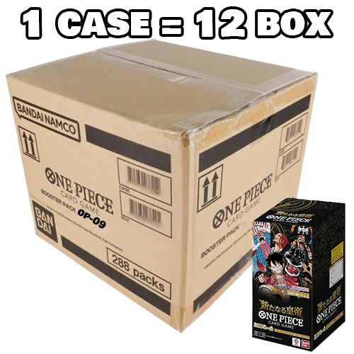 One Piece the new four emperors OP09 Booster Box JAP - CASE 12 BOX