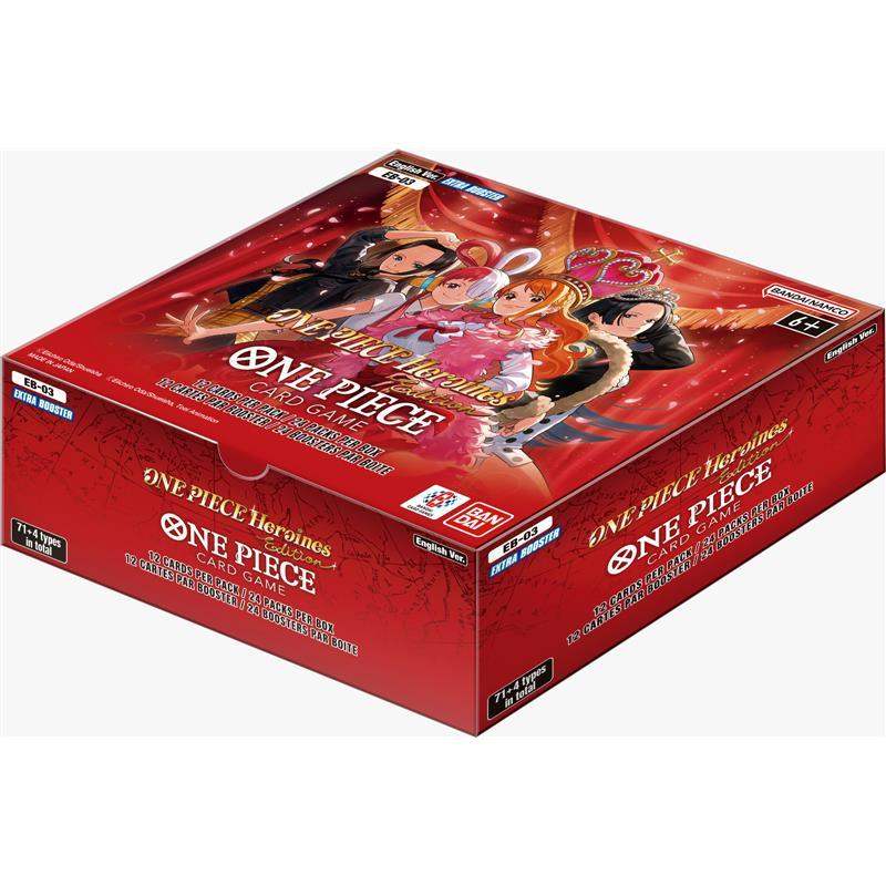 One Piece EB03 Sealed Case Extra Booster Heroines Edition 12x Box 24 Booster ENG