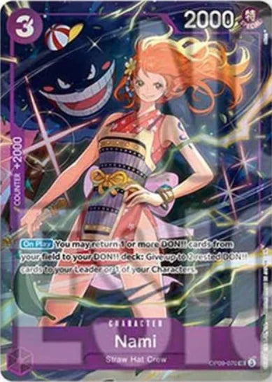 One Piece Nami OP09-070 Promo Premium Best Vol.4