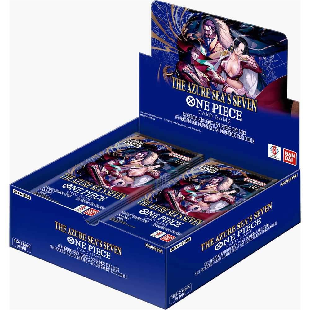 One Piece OP14 EB04 Box The azure sea's seven Display 24 Booster ENG
