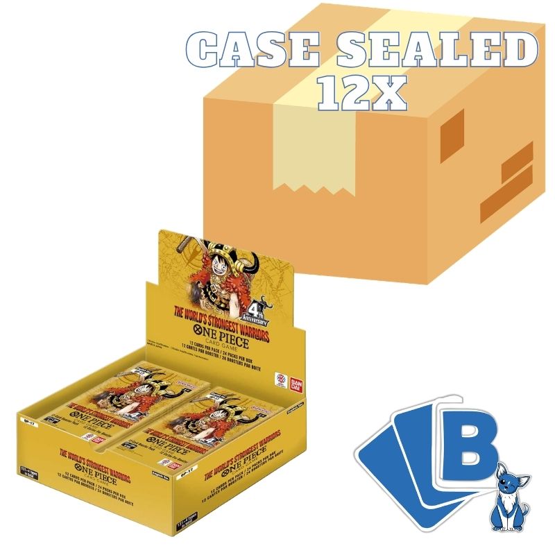 One Piece Sealed Case  OP17 The World's Strongest Warriors 12x Booster Box 24 Buste – ENG