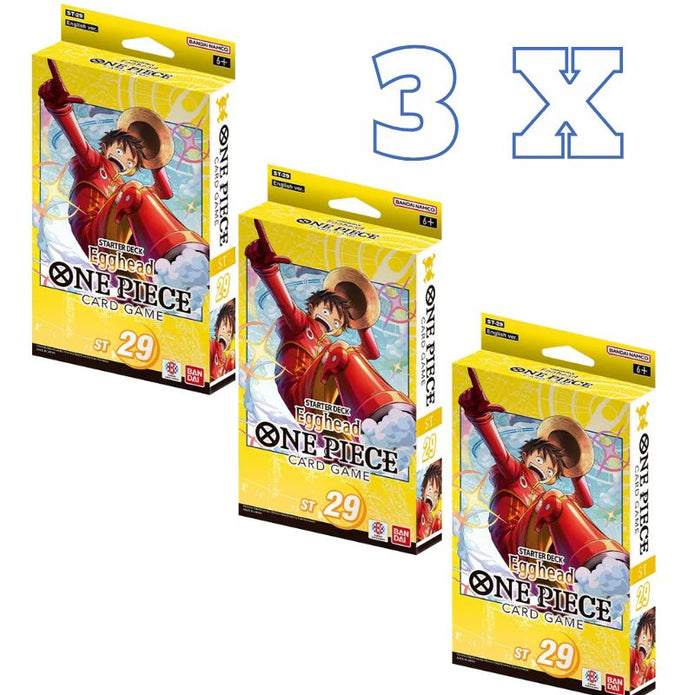 One Piece Starter Deck Egghead Island ST29 ENG 3x