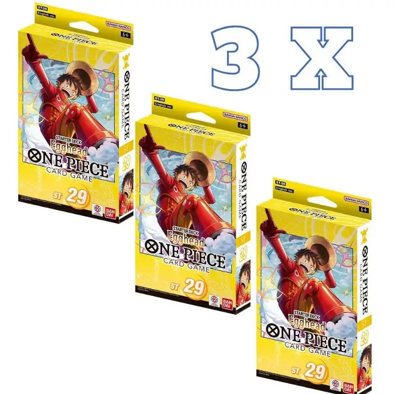 One Piece Starter Deck Egghead Island ST29 ENG 3x