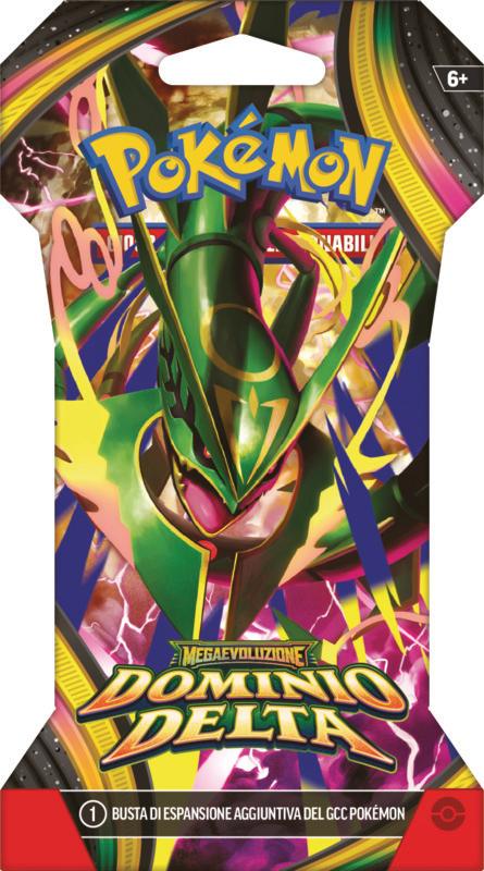 Pokémon GCC Megaevoluzione Dominio Delta Paper Sleeve 1 Busta Singola Assortita – ITA