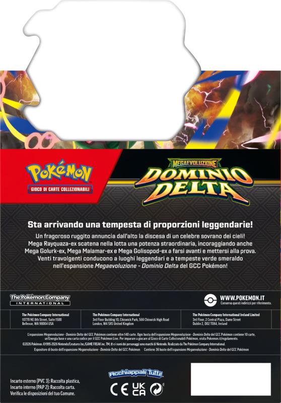 Pokémon GCC Megaevoluzione Dominio Delta Booster Box Display 36 Buste ITA
